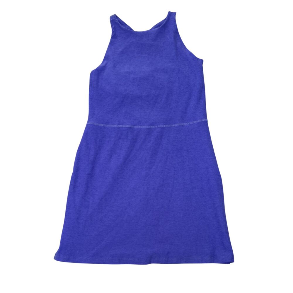 Beyond Yoga Blue Purple Spacedye Refocus Dress Size M Yoga Pickleball Tennis